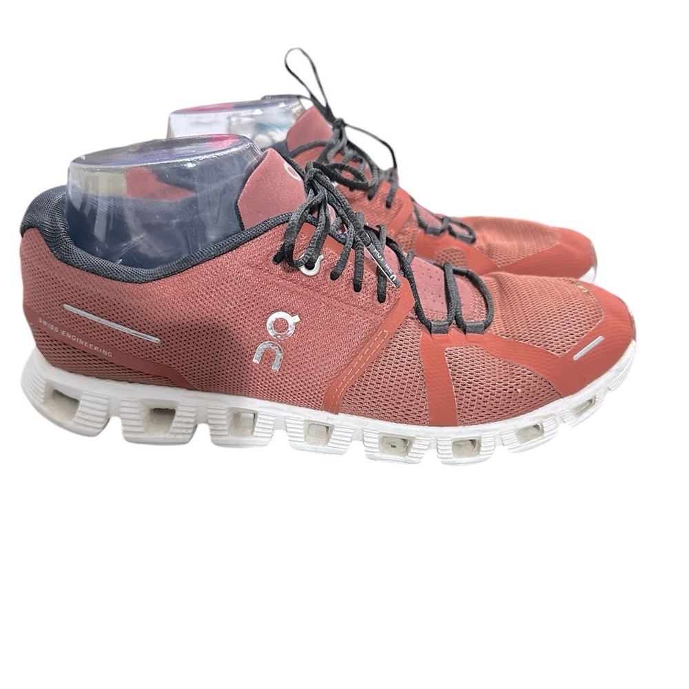 Women's On Cloud 5 Size 9.5 Ruby Rust Red - image 2